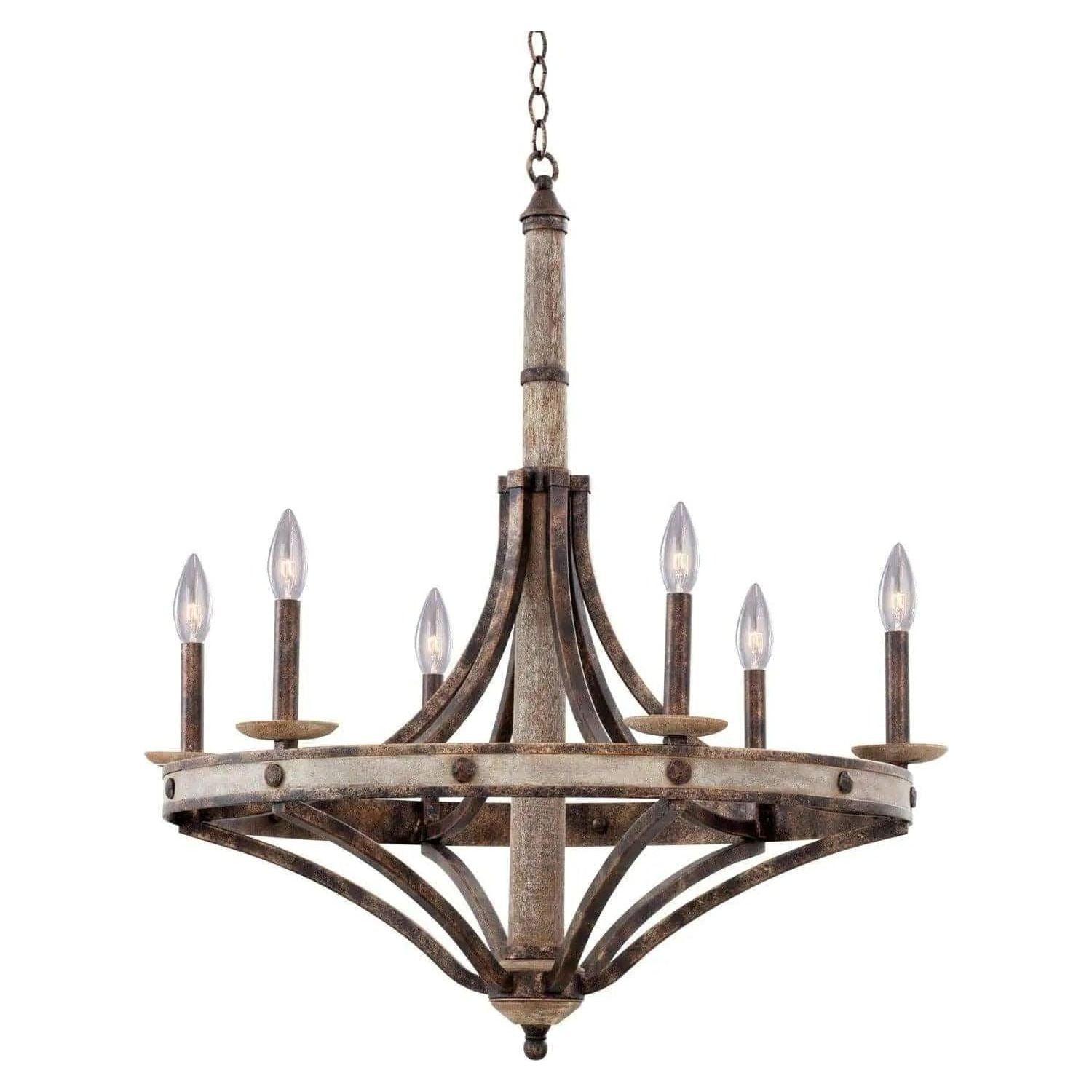 Kalco - Coronado Chandelier - 7046FG - Canada Light Shop