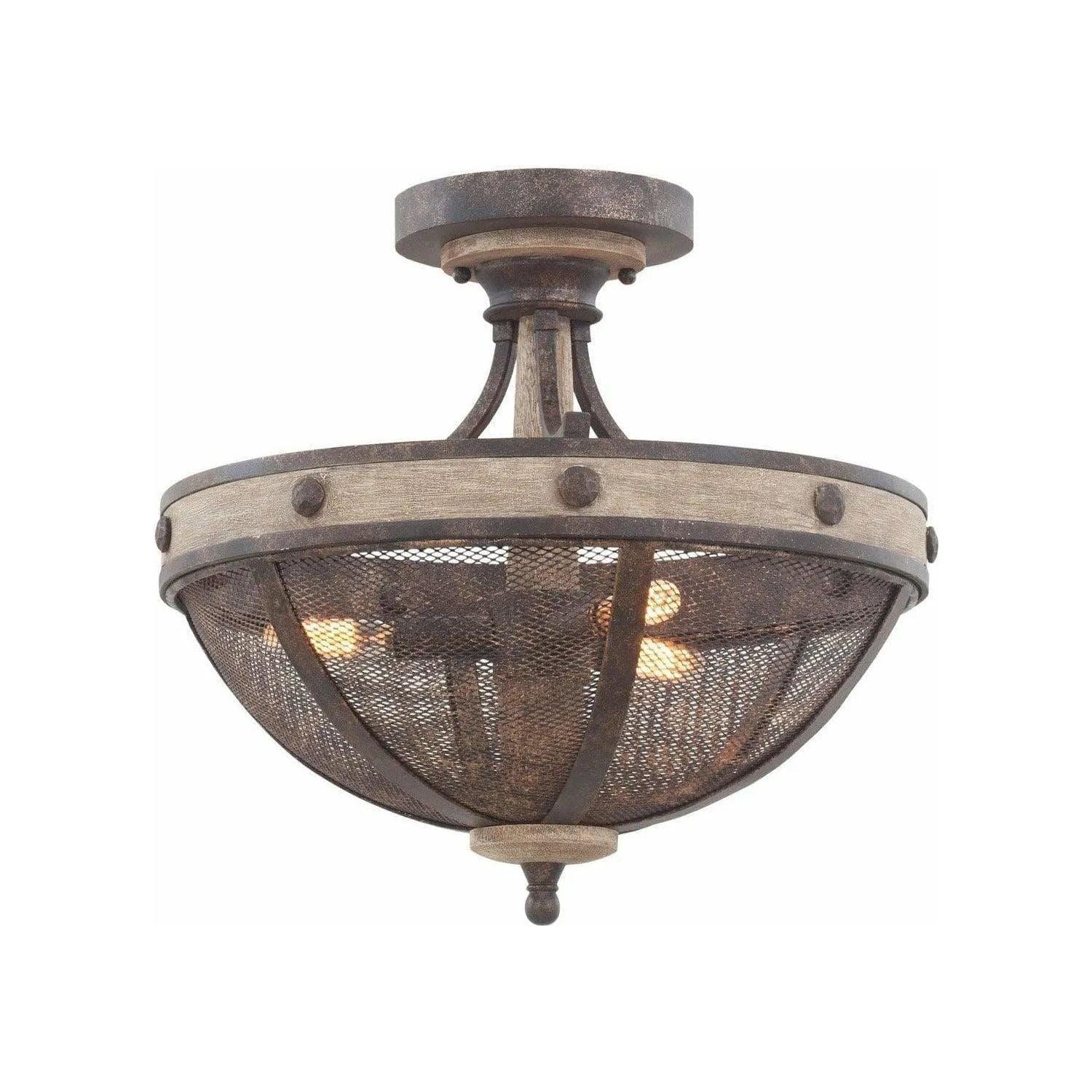 Kalco - Coronado Semi Flush Mount - 7047FG - Canada Light Shop