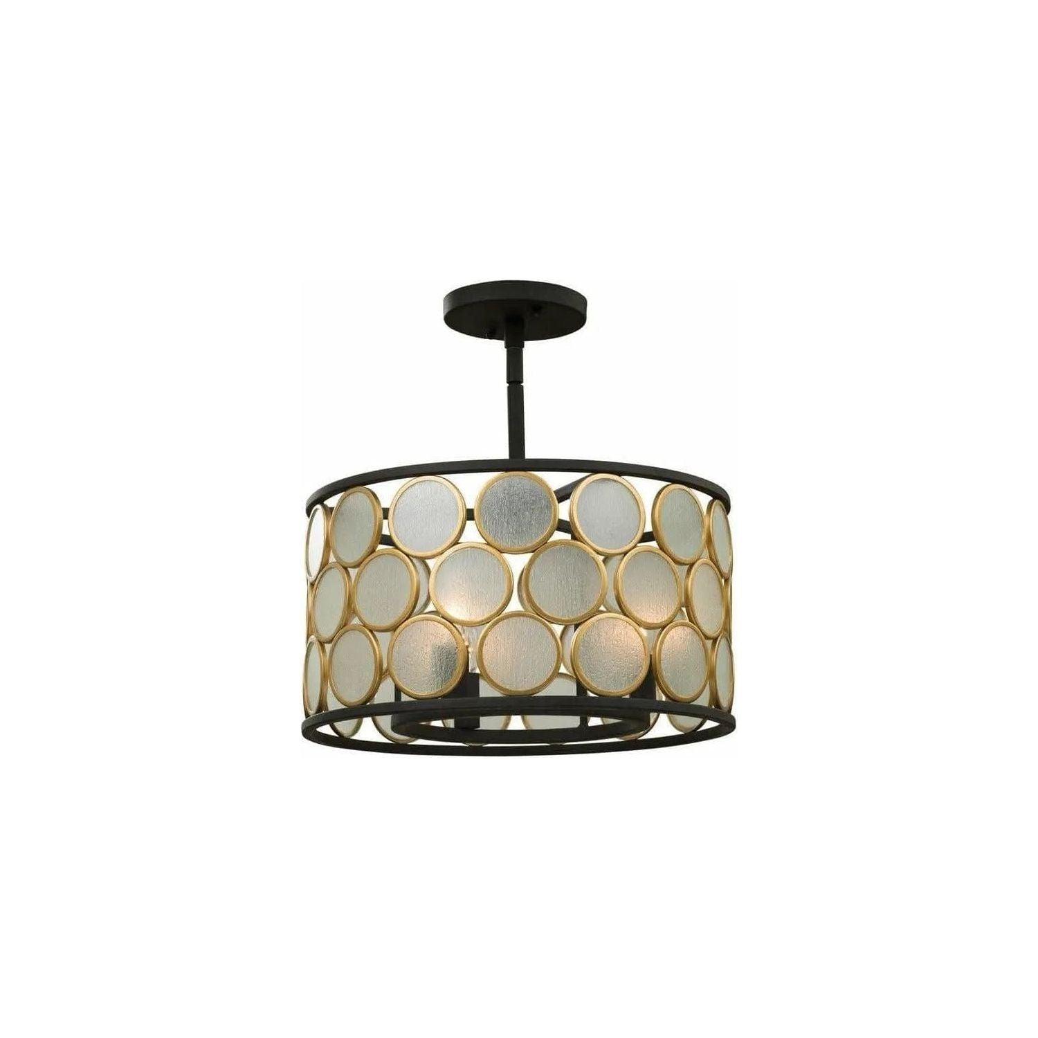 Kalco - Corsa Semi Flush Mount - 507940BMG - Canada Light Shop