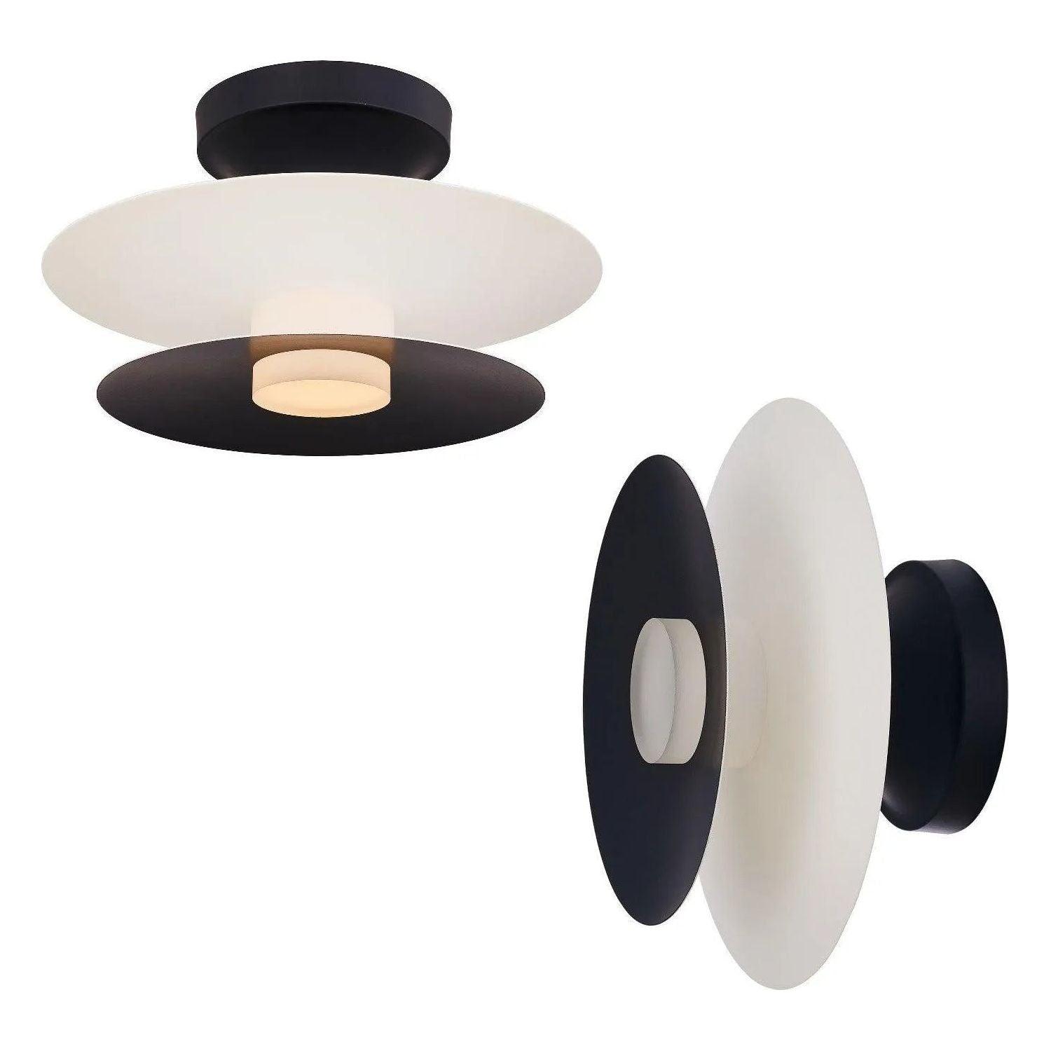 Kalco - Fresno LED Flush Mount/Wall Sconce - 516245WMB - Canada Light Shop