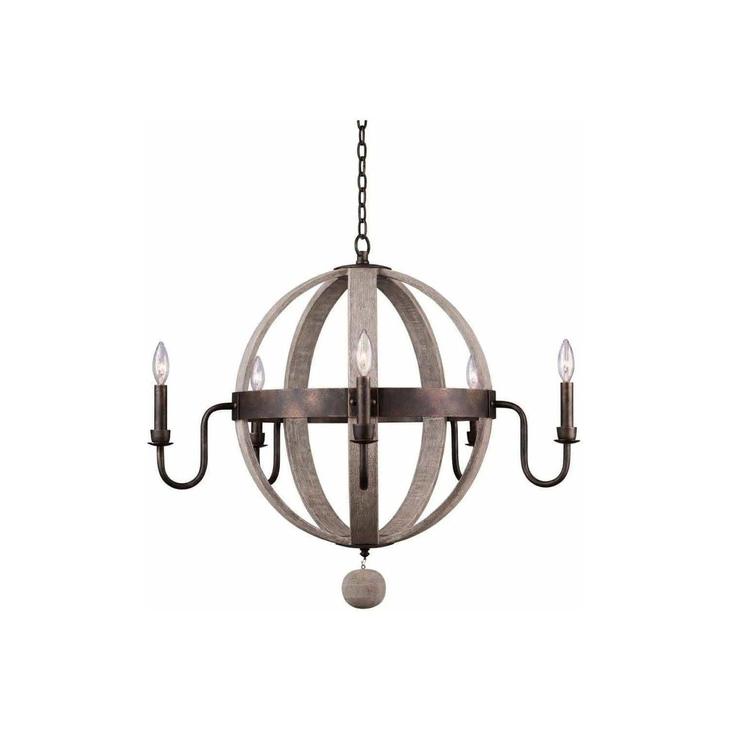 Kalco - Harper Orb Chandelier - 506871FG - Canada Light Shop