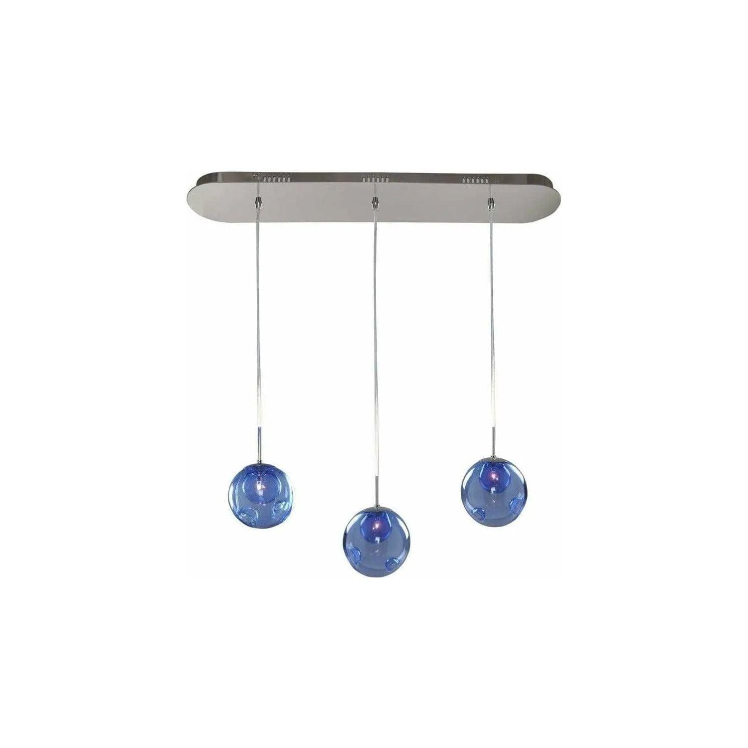 Kalco - Meteor Island Pendant - 309542CH/SAPPH - Canada Light Shop