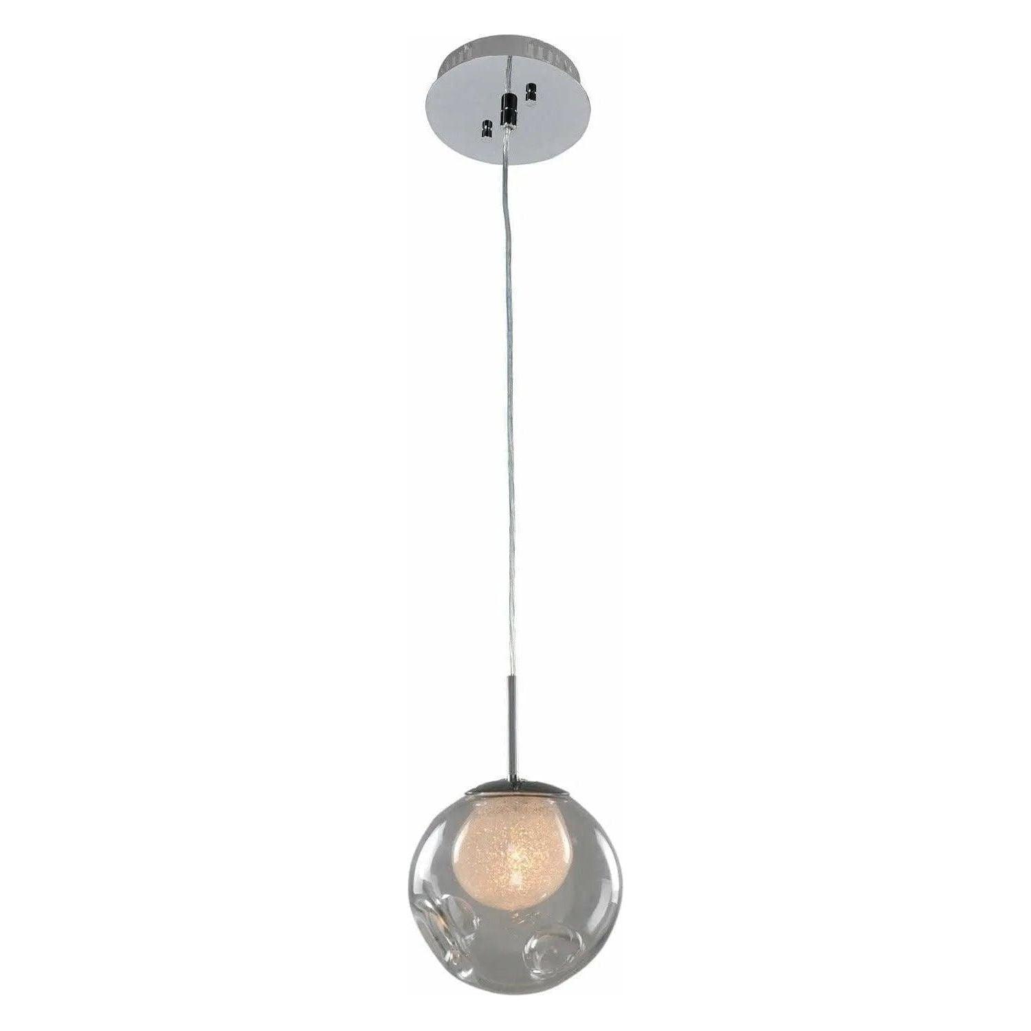 Kalco - Meteor Mini Pendant - 309510CH/CLEAR - Canada Light Shop