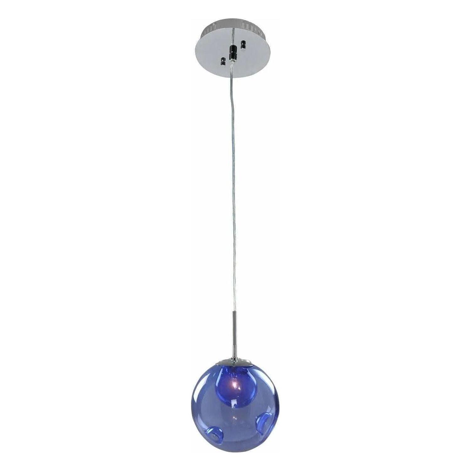 Kalco - Meteor Mini Pendant - 309510CH/SAPPH - Canada Light Shop