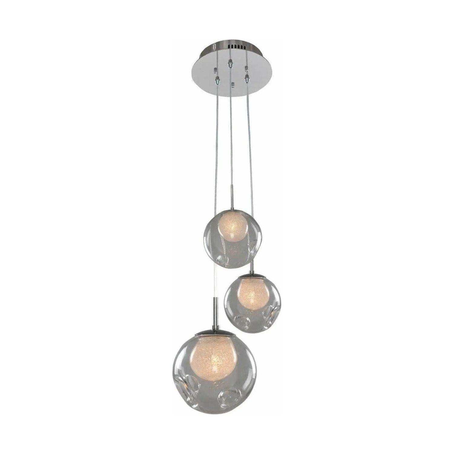 Kalco - Meteor Pendant - 309540CH/CLEAR - Canada Light Shop
