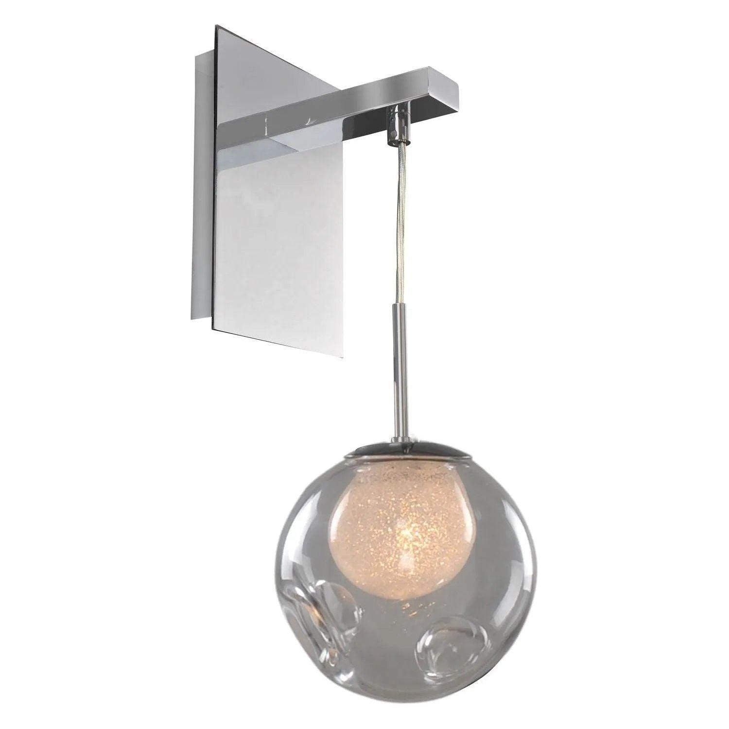 Kalco - Meteor Wall Bracket - 309520CH/CLEAR - Canada Light Shop