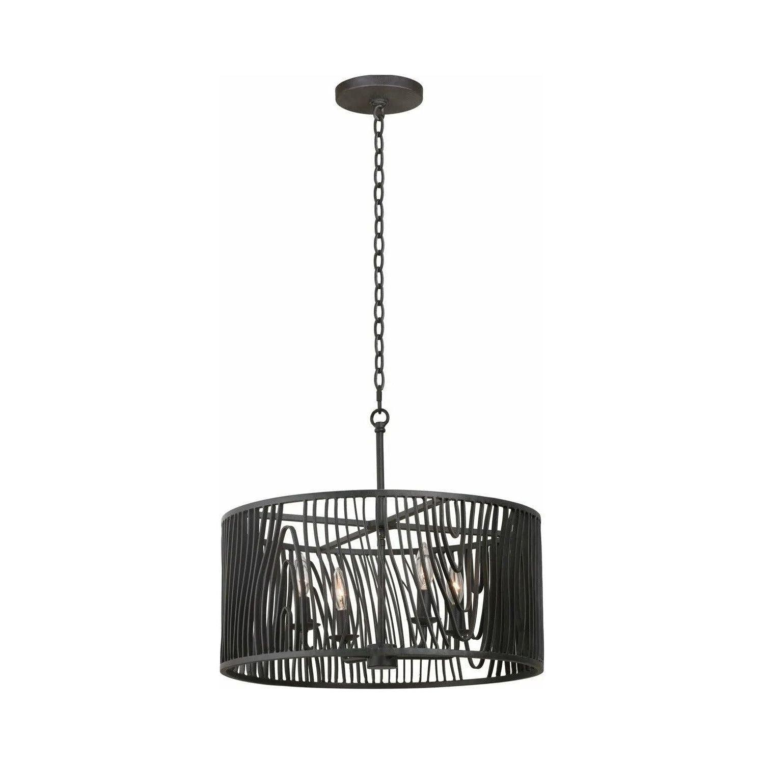 Kalco - Morre Convertible Pendant / Semi Flush - 507541BI - Canada Light Shop