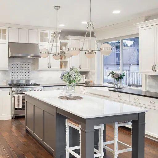 Kalco - Tacoma LED Chandelier - 513971PN - Canada Light Shop