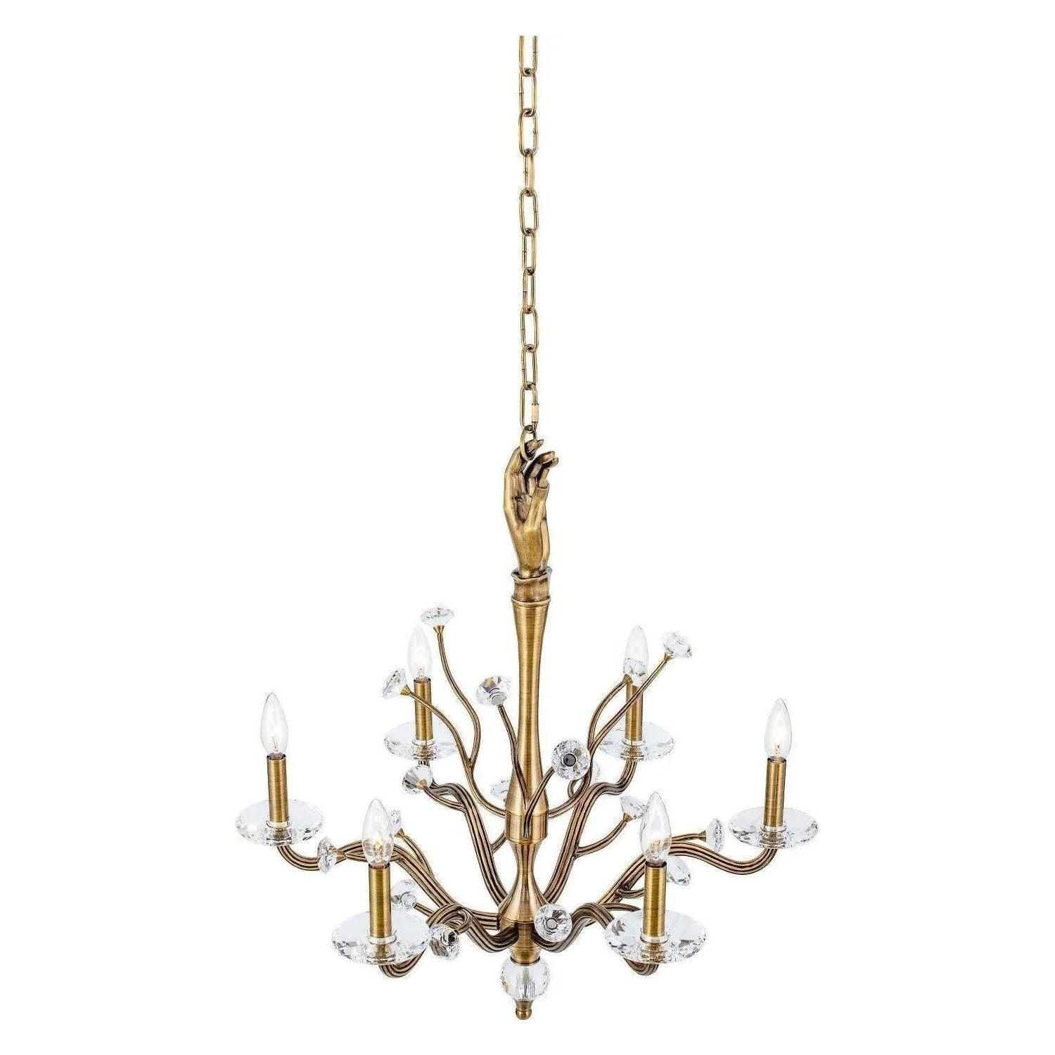 Kalco - Venus Chandelier - 517771HBR - Canada Light Shop