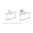 Kartners - Lisbon Rectangular Towel Ring - 277464-99 - Canada Light Shop