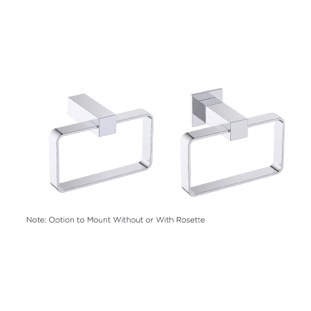 Kartners - Lisbon Rectangular Towel Ring - 277464-99 - Canada Light Shop