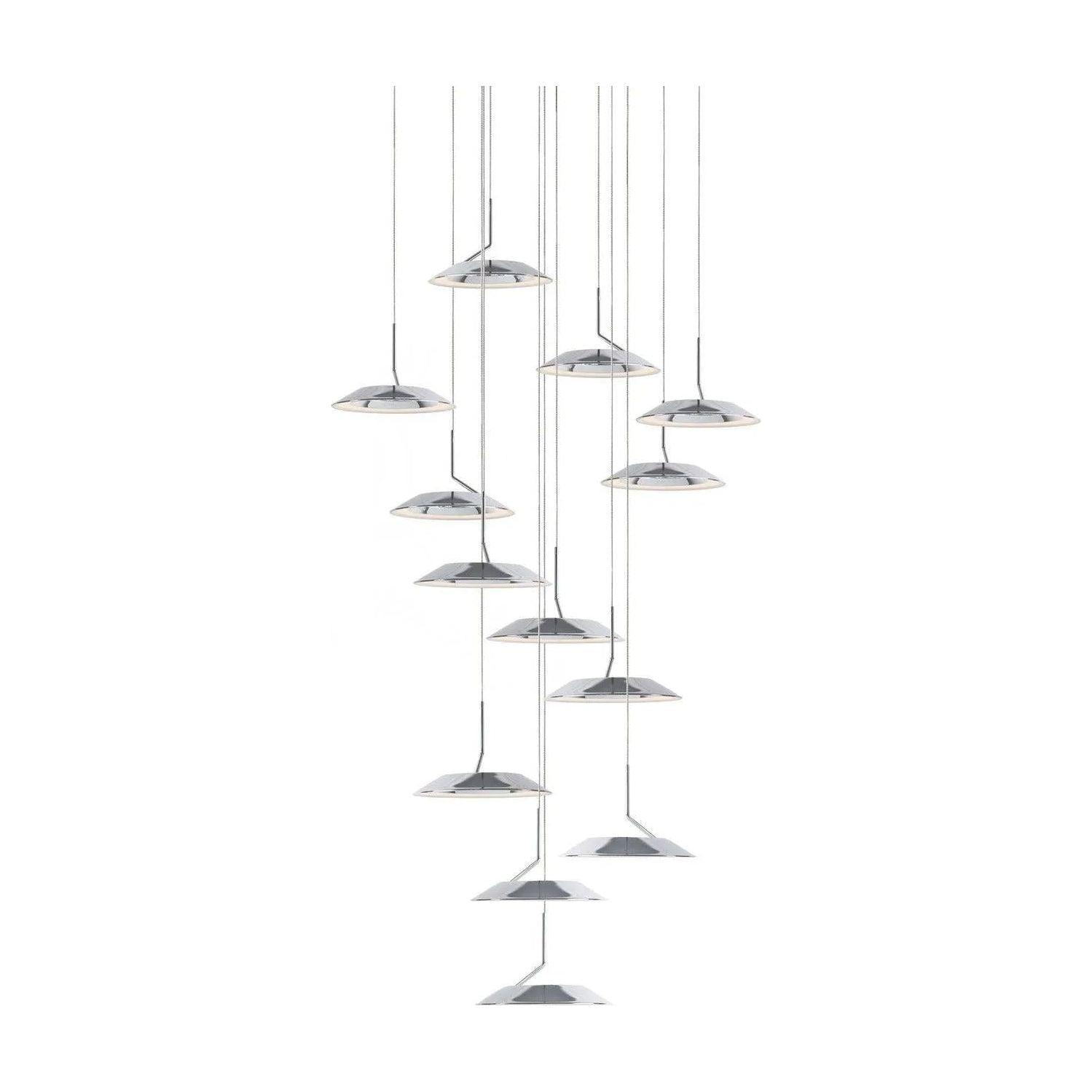 Koncept - Royyo LED 13-Light Pendant - RYP-C13-SW-CRM - Canada Light Shop