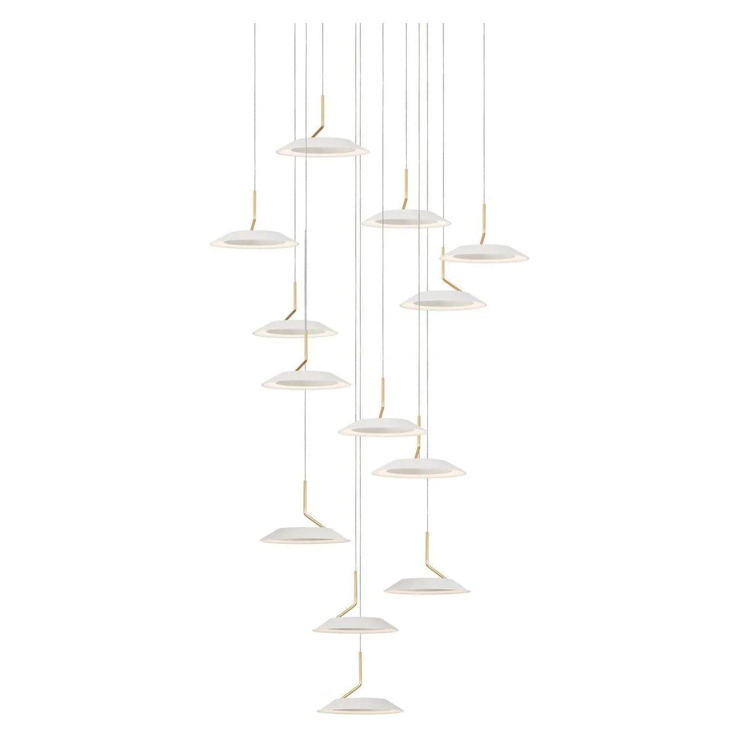 Koncept - Royyo LED 13-Light Pendant - RYP-C13-SW-MWG - Canada Light Shop