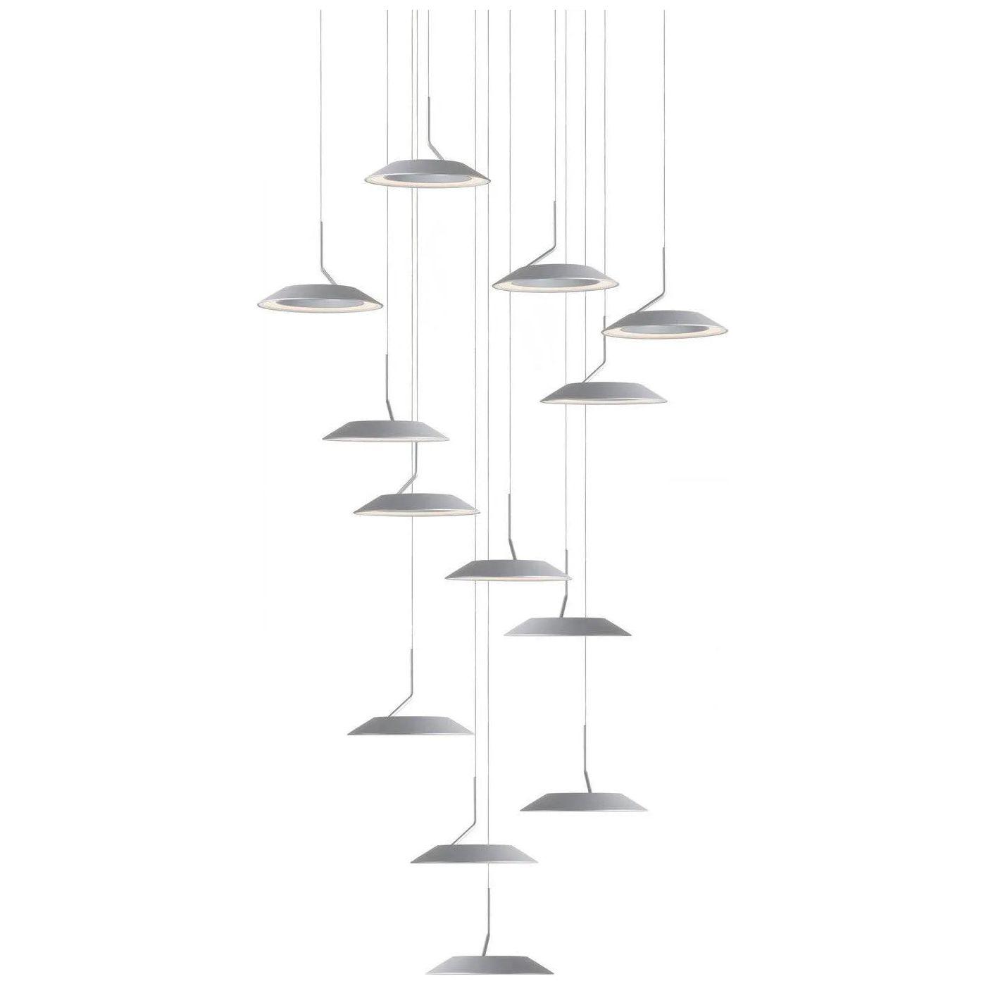 Koncept - Royyo LED 13-Light Pendant - RYP-C13-SW-SIL - Canada Light Shop