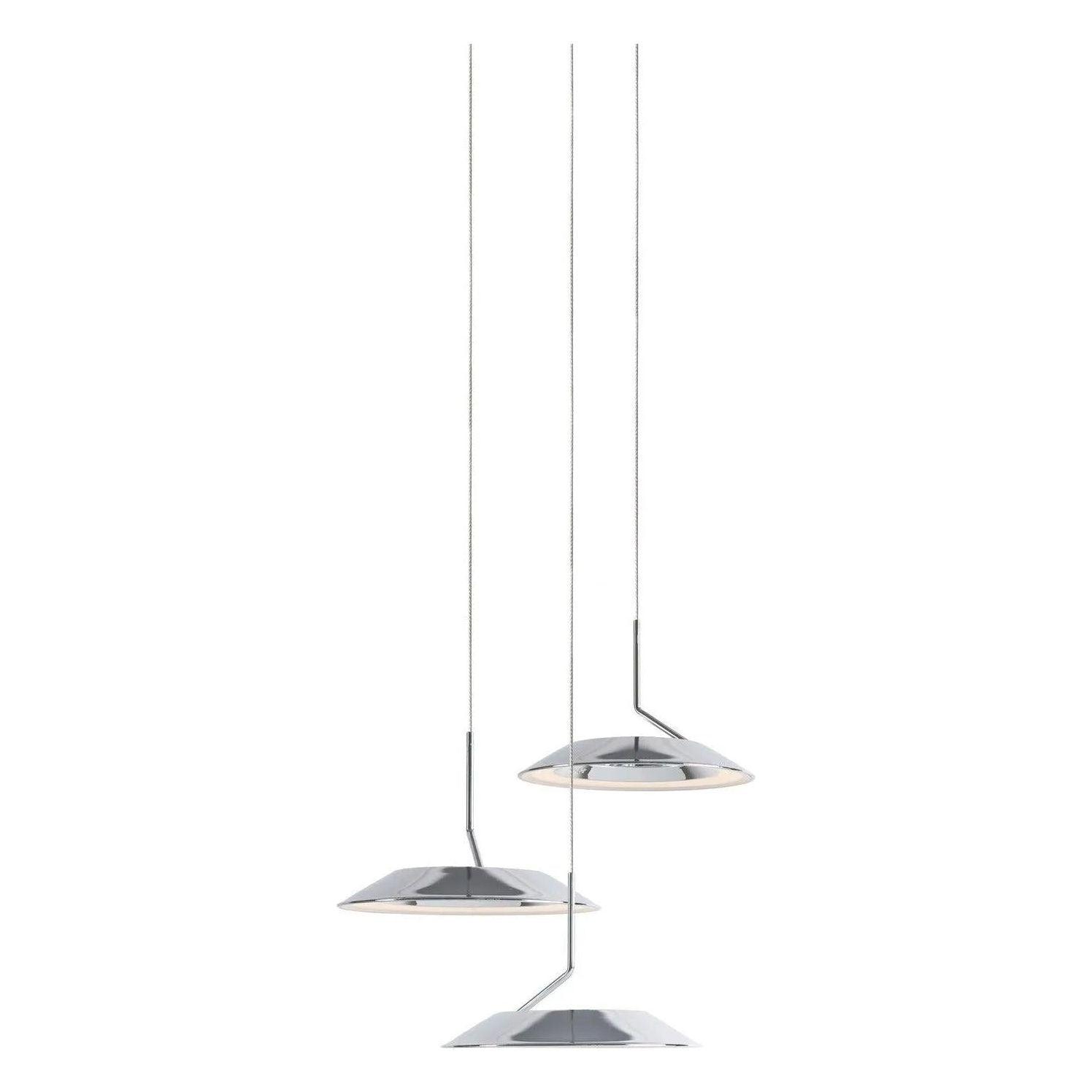 Koncept - Royyo LED 3-Light Pendant - RYP-C3-SW-CRM - Canada Light Shop