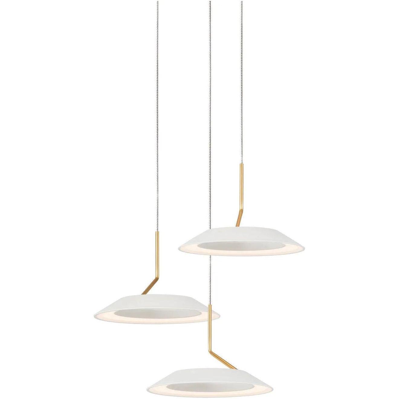 Koncept - Royyo LED 3-Light Pendant - RYP-C3-SW-MWG - Canada Light Shop