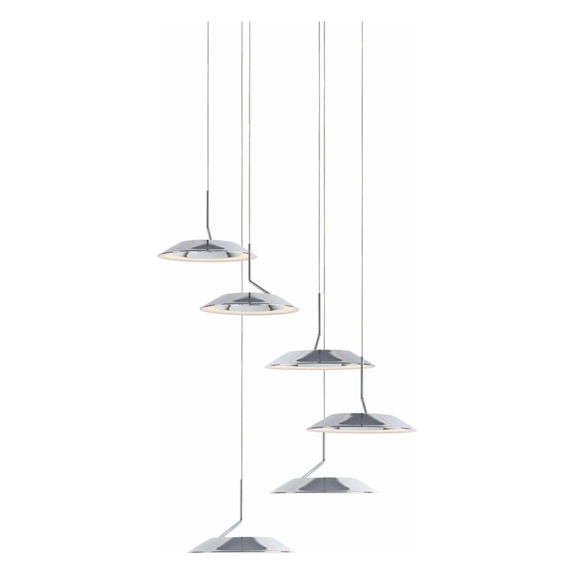 Koncept - Royyo LED 6-Light Pendant - RYP-C6-SW-CRM - Canada Light Shop