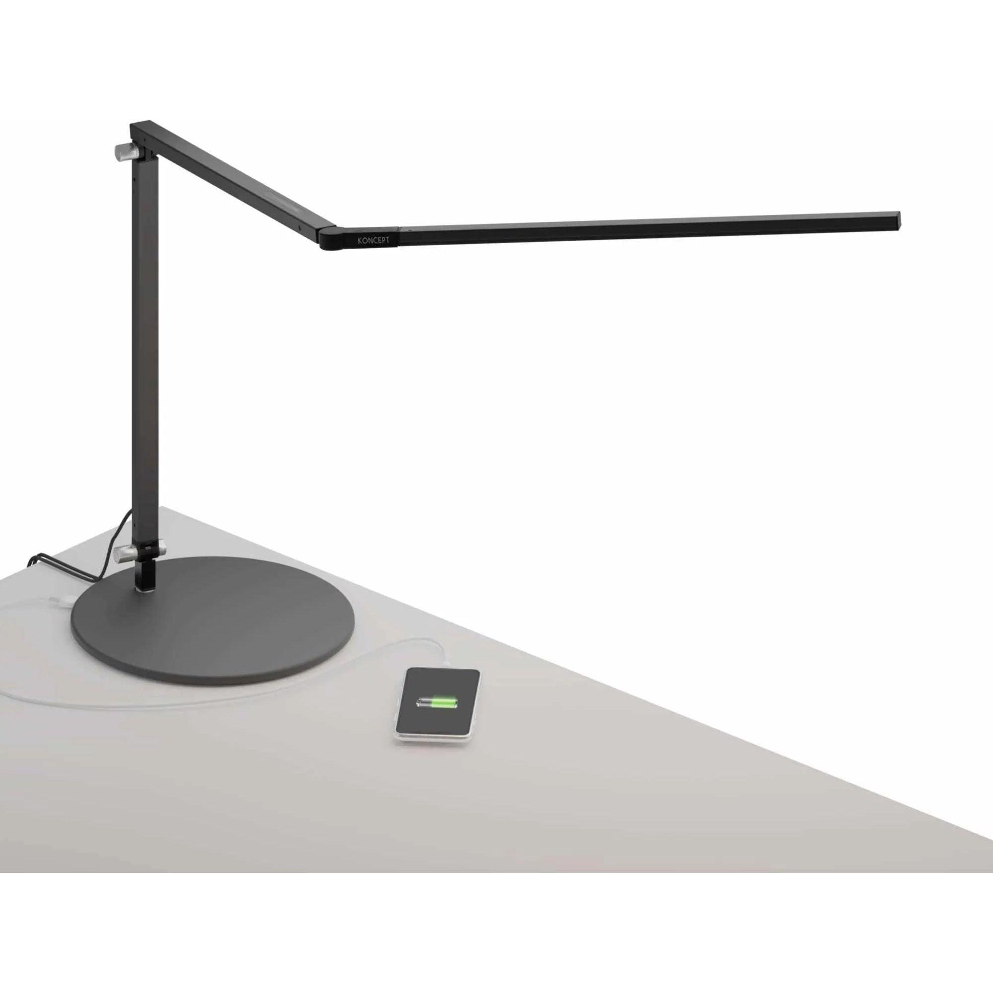 Koncept - Z-Bar LED Desk Lamp - AR3000-CD-MBK-USB - Canada Light Shop