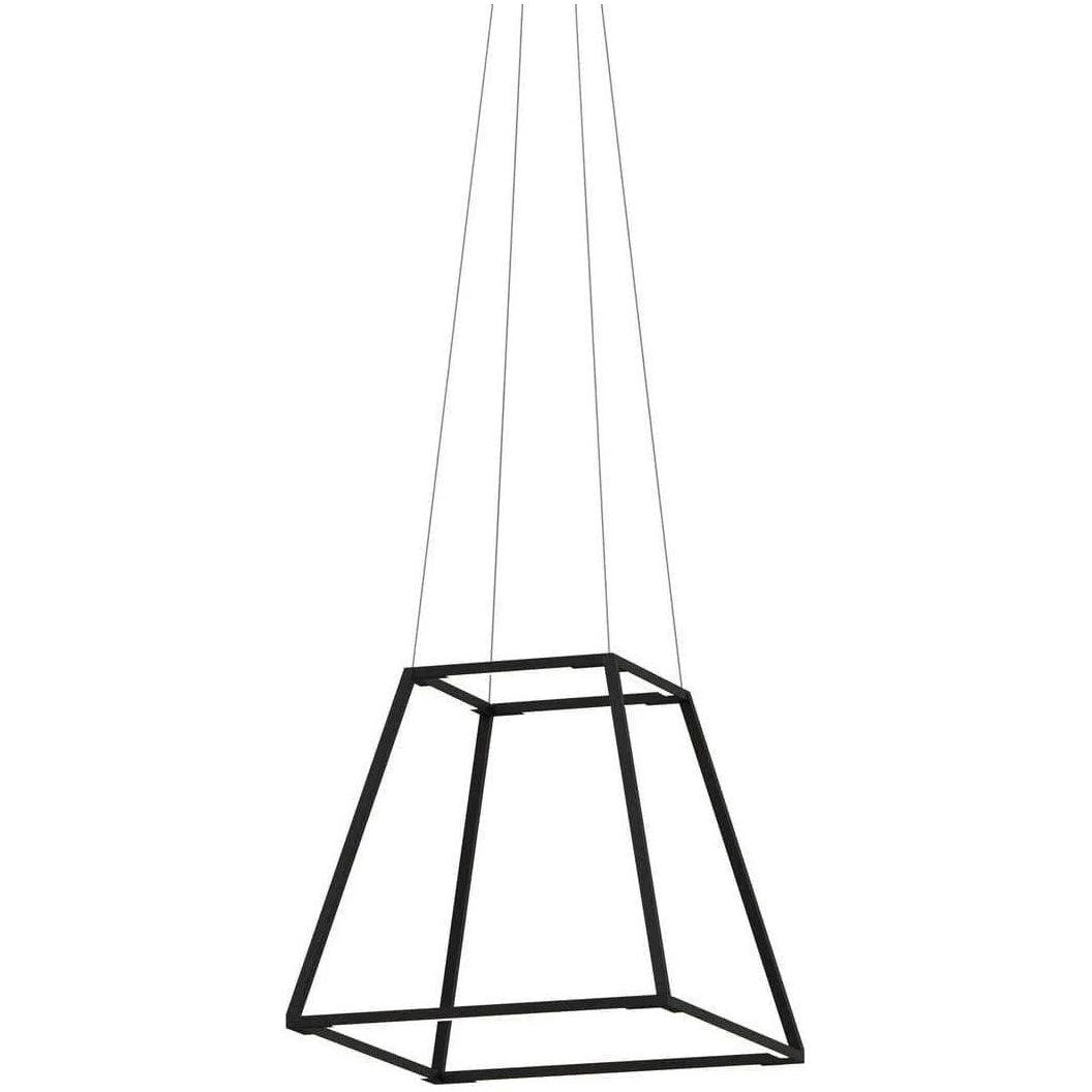 Koncept - Z-Bar Rise Square 16-Inch LED Pendant - ZBP-16-RS-SW-MTB-CNP - Canada Light Shop