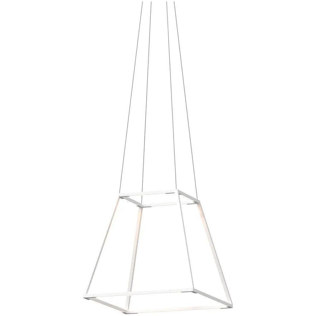 Koncept - Z-Bar Rise Square 16-Inch LED Pendant - ZBP-16-RS-SW-MWT-CNP - Canada Light Shop