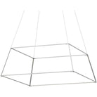 Koncept - Z-Bar Rise Square 48-Inch LED Pendant - ZBP-48-RS-SW-SIL-CNP - Canada Light Shop