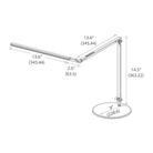 Koncept - Z-Bar Slim LED Desk Lamp - AR3200-CD-MBK-2CL - Canada Light Shop