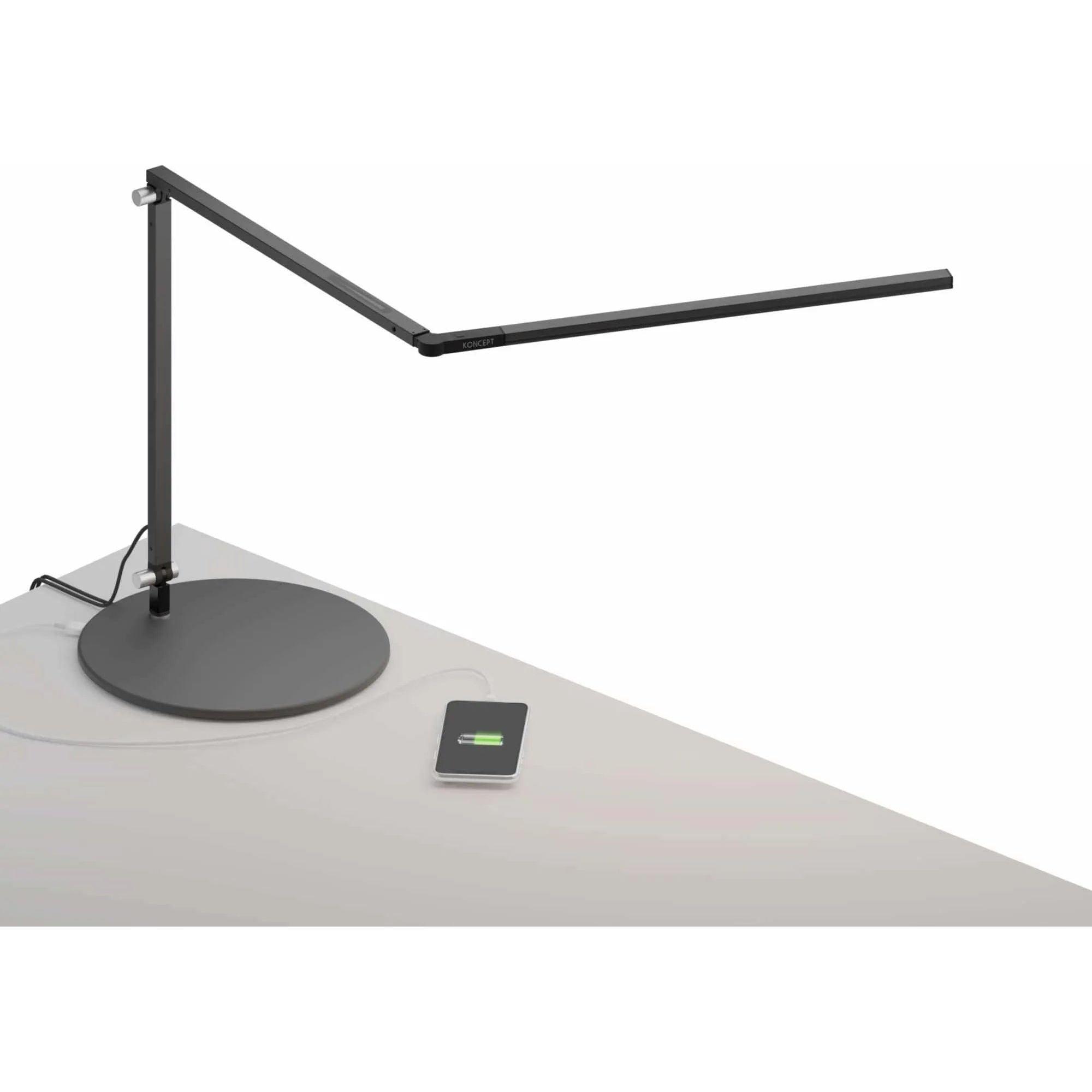 Koncept - Z-Bar Slim LED Desk Lamp - AR3200-CD-MBK-USB - Canada Light Shop