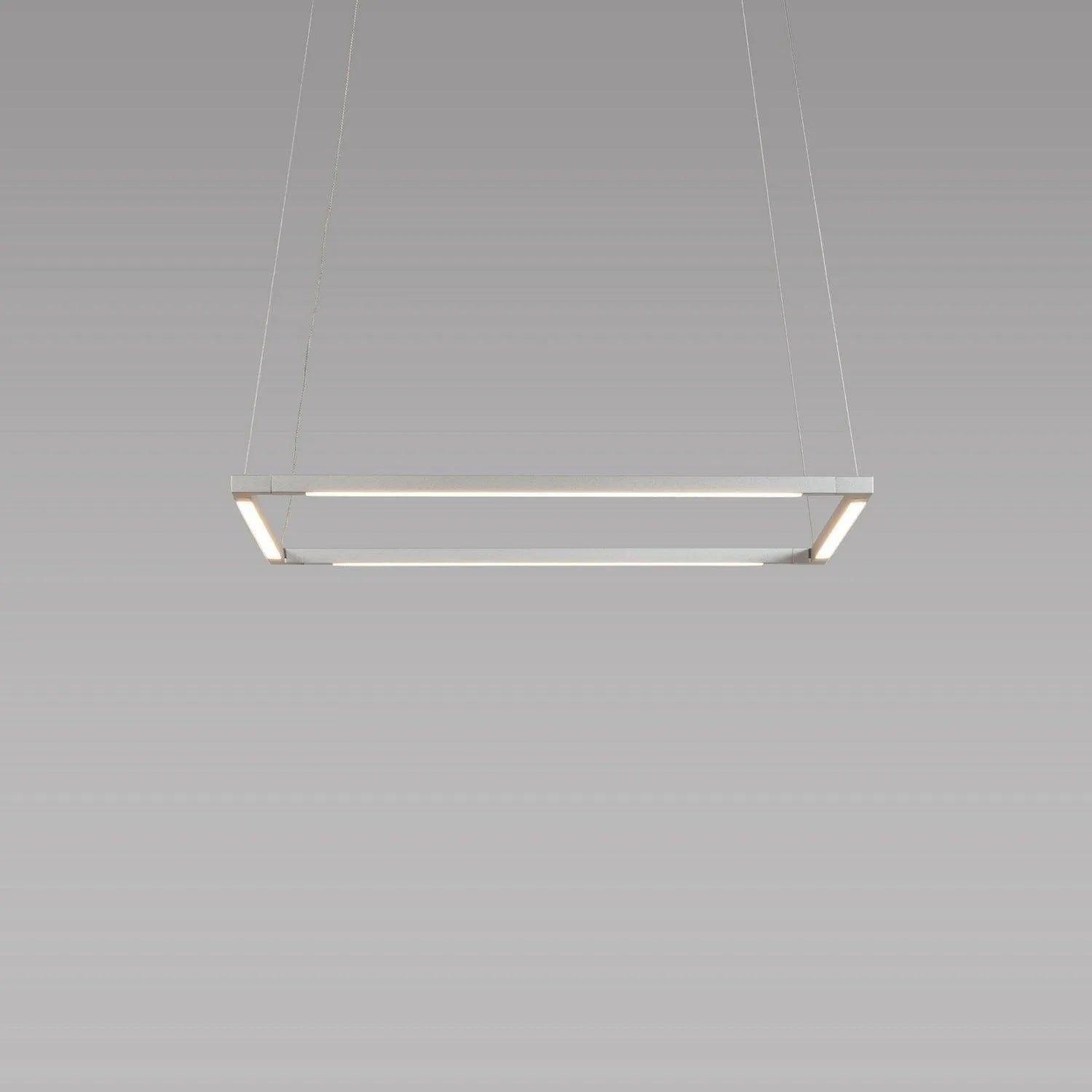 Koncept - Z-Bar Square 16-Inch LED Pendant - ZBP-16-S-SW-SIL-CNP - Canada Light Shop