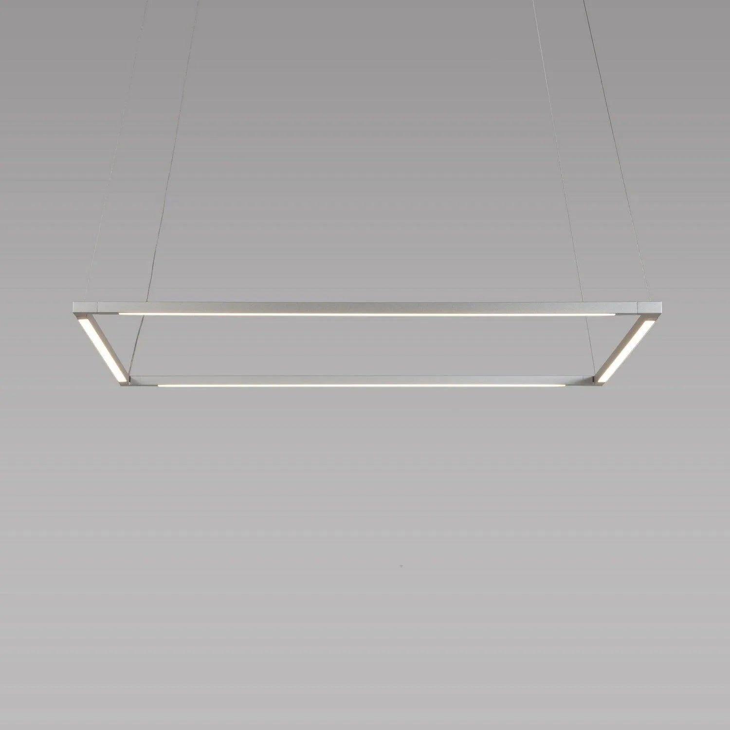 Koncept - Z-Bar Square 24-Inch LED Pendant - ZBP-24-S-SW-SIL-CNP - Canada Light Shop