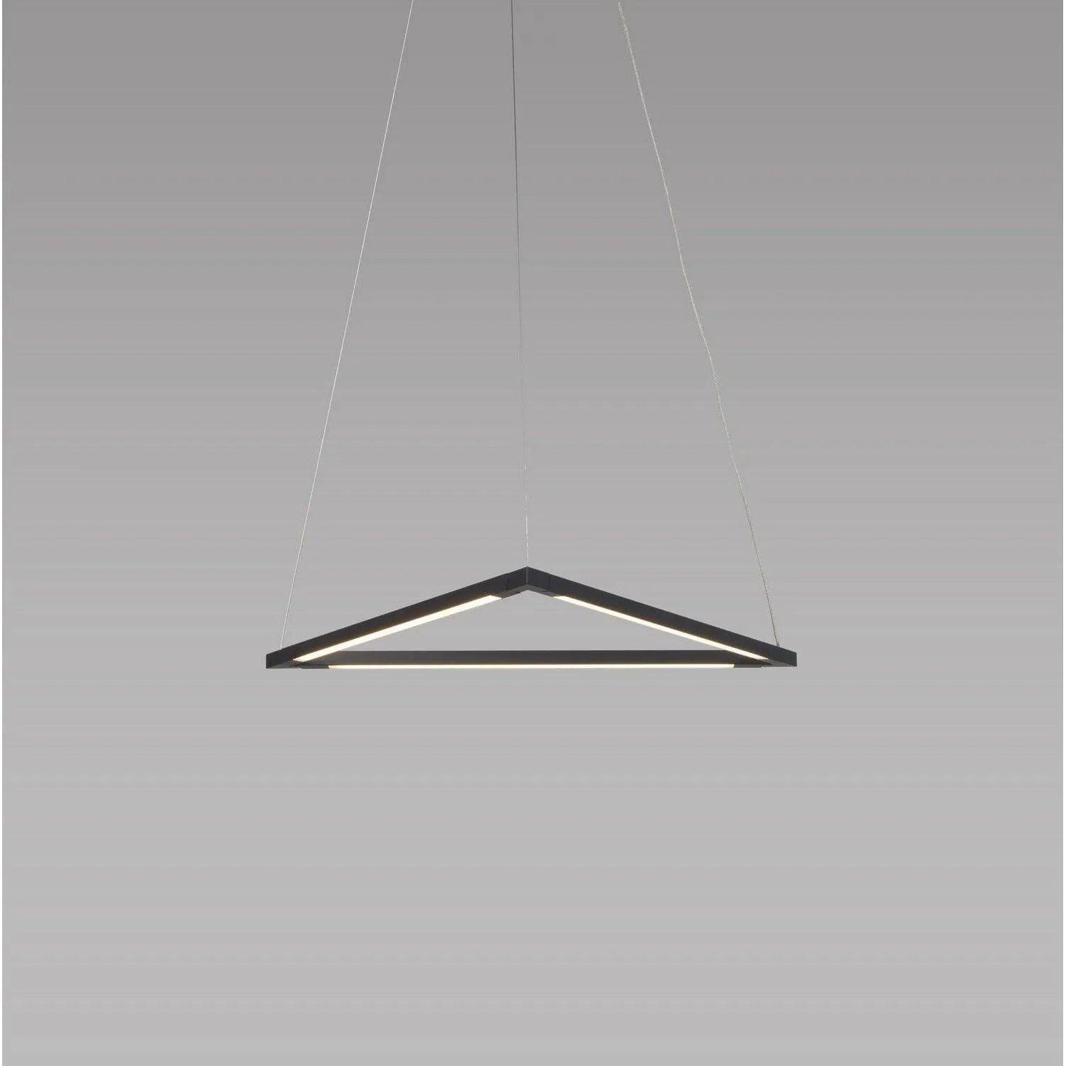 Koncept - Z-Bar Triangle 16-Inch LED Pendant - ZBP-16-T-SW-MTB-CNP - Canada Light Shop
