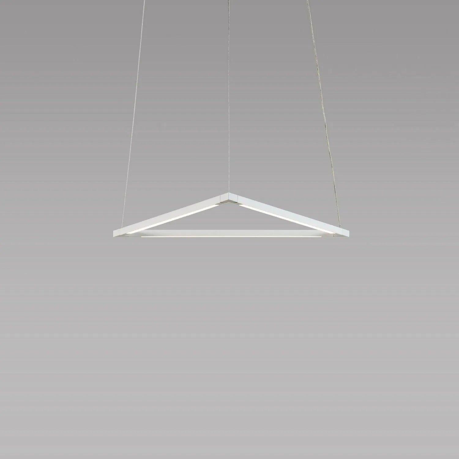 Koncept - Z-Bar Triangle 16-Inch LED Pendant - ZBP-16-T-SW-MWT-CNP - Canada Light Shop