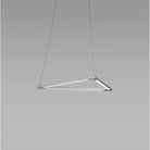 Koncept - Z-Bar Triangle 16-Inch LED Pendant - ZBP-16-T-SW-SIL-CNP - Canada Light Shop