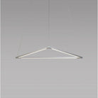 Koncept - Z-Bar Triangle 24-Inch LED Pendant - ZBP-24-T-SW-SIL-CNP - Canada Light Shop
