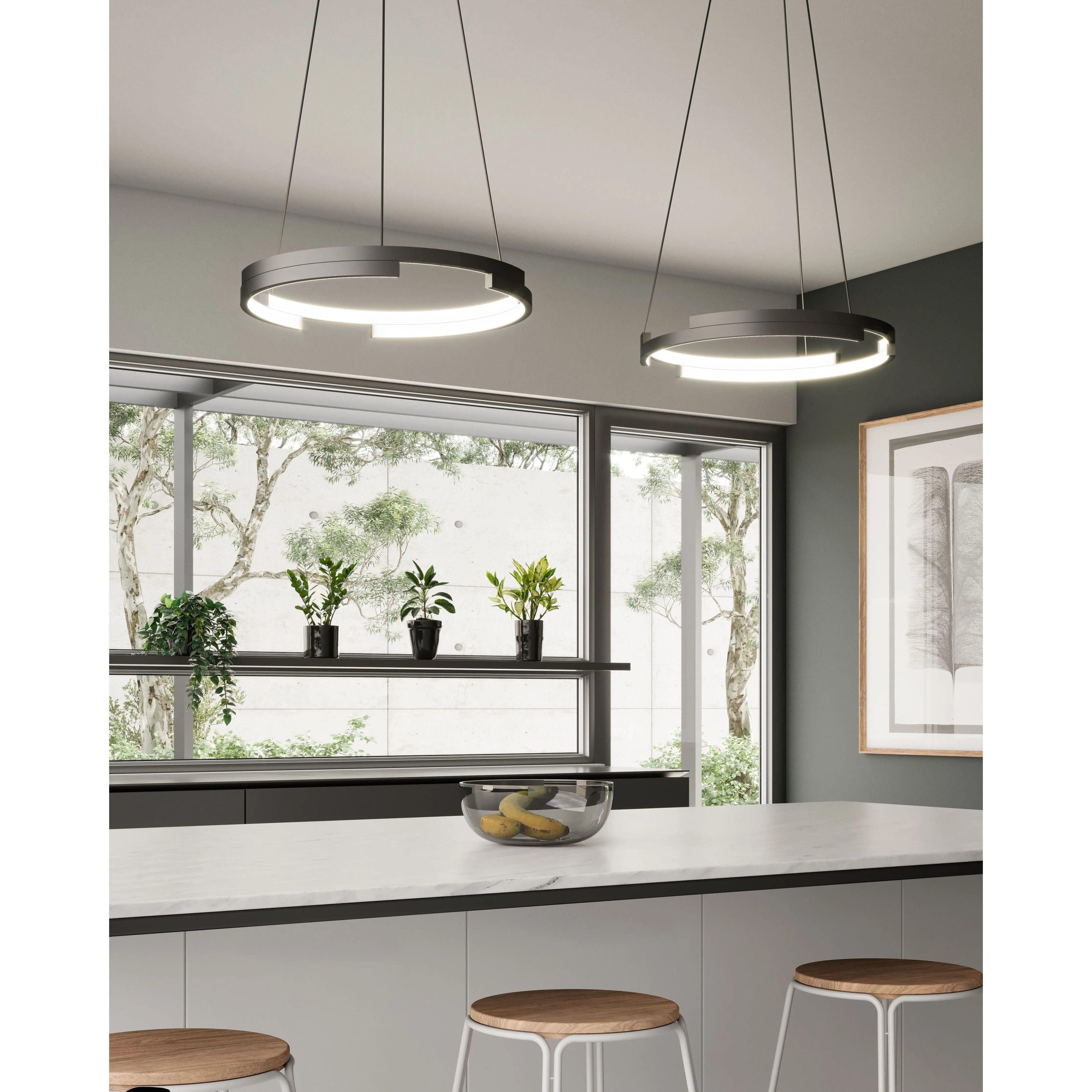 Kuzco Lighting - Anello Minor LED Pendant - PD52719-BK - Canada Light Shop