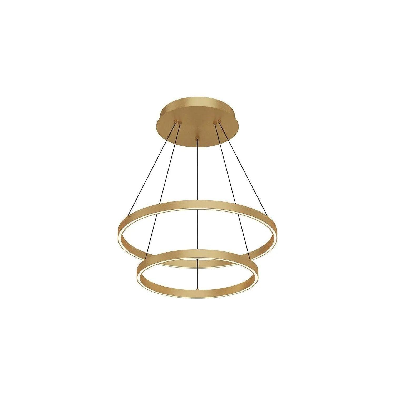 Kuzco Lighting - Cerchio LED Chandelier - CH87224-BG - Canada Light Shop