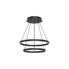 Kuzco Lighting - Cerchio LED Chandelier - CH87224-BK - Canada Light Shop