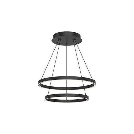 Kuzco Lighting - Cerchio LED Chandelier - CH87224-BK - Canada Light Shop