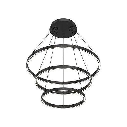 Kuzco Lighting - Cerchio LED Chandelier - CH87332-BK - Canada Light Shop