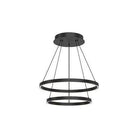 Kuzco Lighting - Cerchio LED Chandelier - CH87824-BK - Canada Light Shop