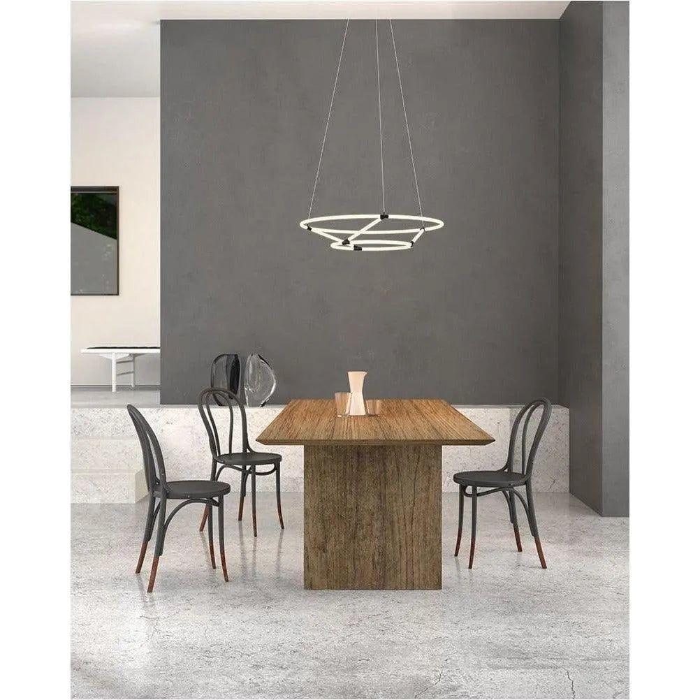 Kuzco Lighting - Chicago Loop LED Chandelier - CH95930-BK - Canada Light Shop