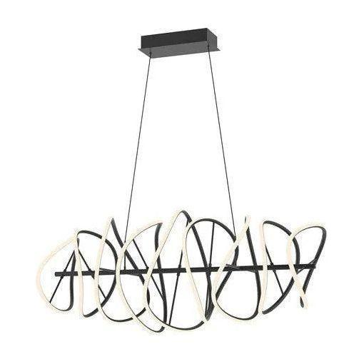 Kuzco Lighting - Collide LED Chandelier - CH96442-BK - Canada Light Shop