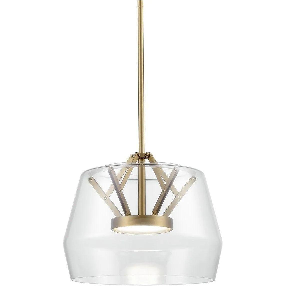 Kuzco Lighting - Deco LED Pendant - PD61412-CL/BG - Canada Light Shop
