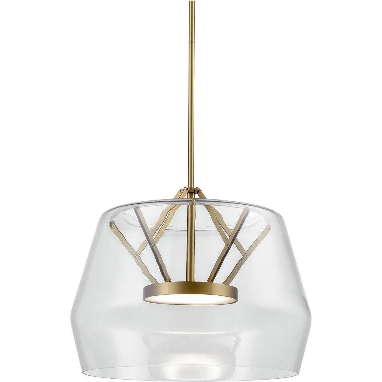 Kuzco Lighting - Deco LED Pendant - PD61418-CL/BG - Canada Light Shop