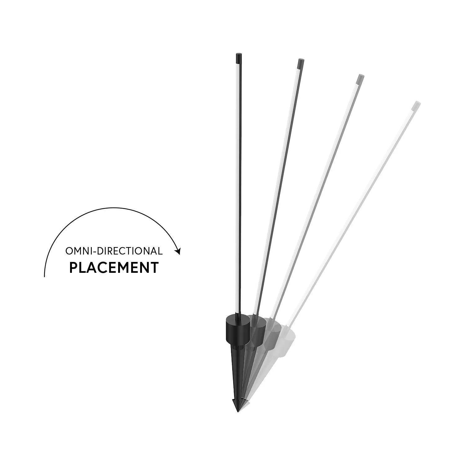 Kuzco Lighting - Dorian LED Garden Light - EG26718-BK - Canada Light Shop