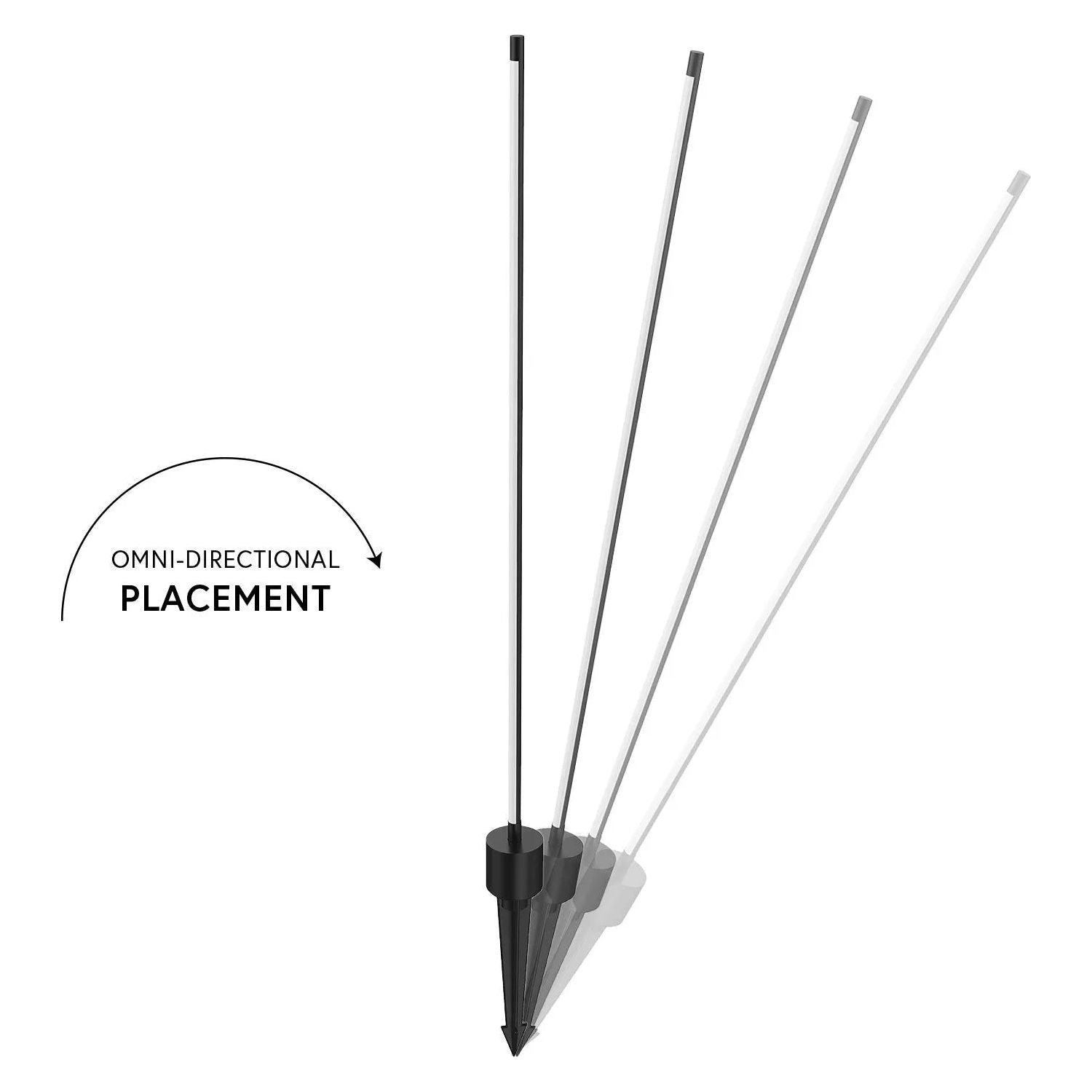 Kuzco Lighting - Dorian LED Garden Light - EG26718-BK - Canada Light Shop