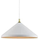 Kuzco Lighting - Dorothy Wide Pendant - 493126-WH/GD - Canada Light Shop