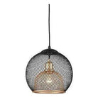 Kuzco Lighting - Gibraltar One Light Pendant - 494412-BK/GD - Canada Light Shop