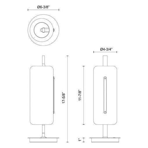 Kuzco Lighting - Hilo LED Table Lamp - TL28518-BG - Canada Light Shop