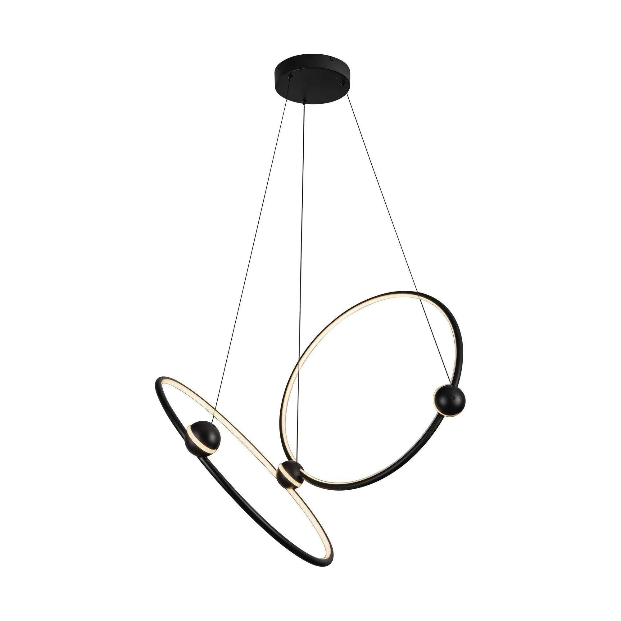 Kuzco Lighting - Isho LED Chandelier - CH17702-BK - Canada Light Shop