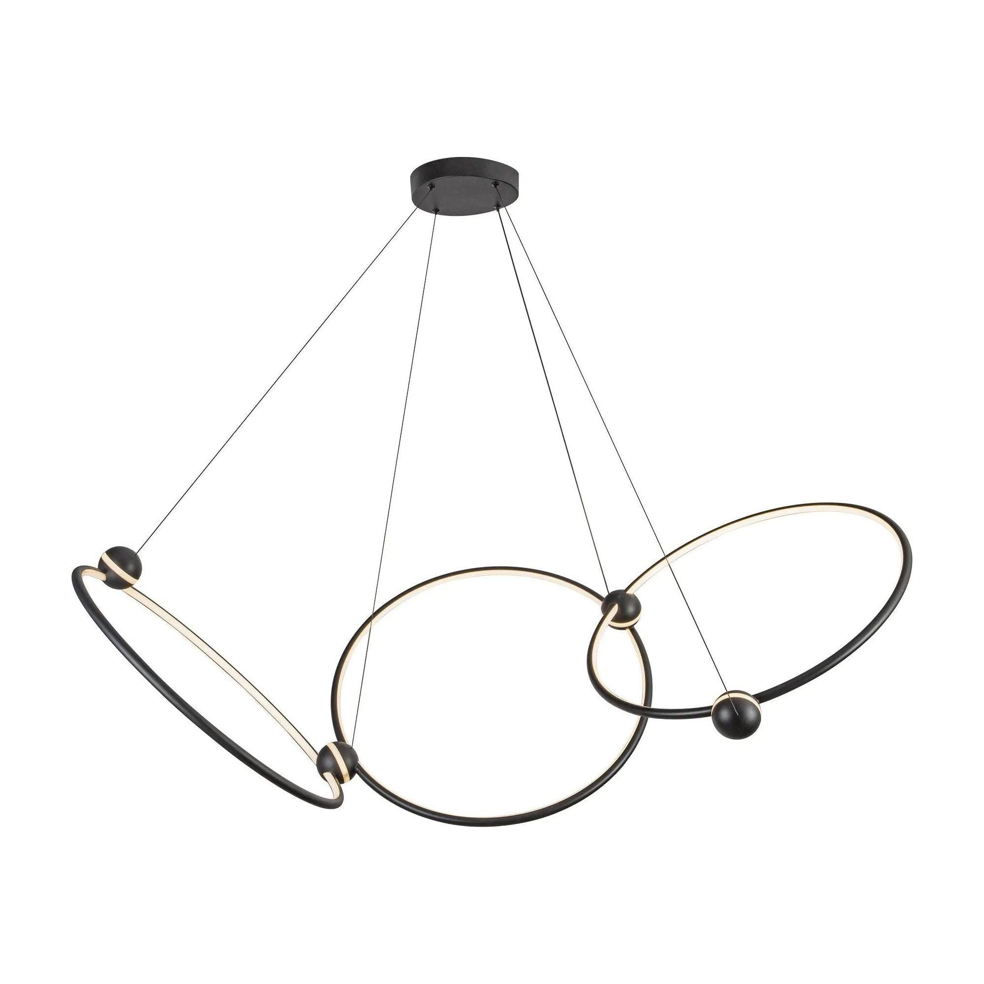 Kuzco Lighting - Isho LED Chandelier - CH17703-BK - Canada Light Shop